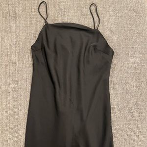 Topshop Satin Midi Dress